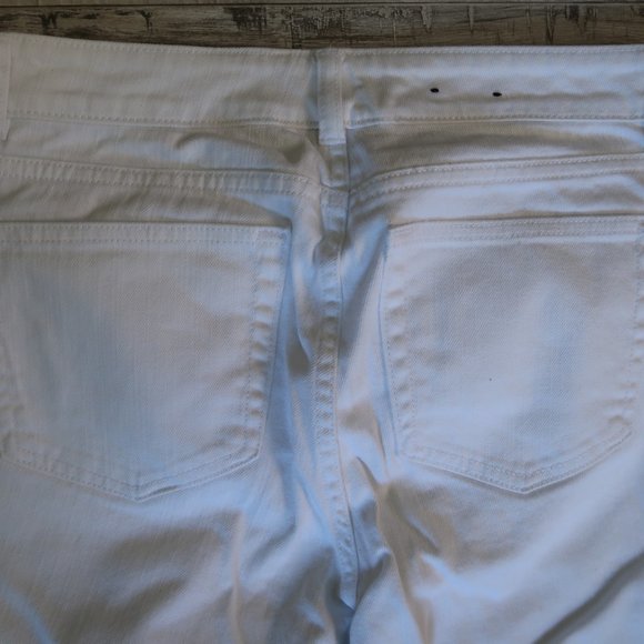 Chaps White Daniella Curvy Fit Straight Leg Jeans Size 4 - Picture 5 of 6